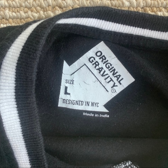 Original Gravity Anime Black Graphic T-Shirt Sz L - Picture 6 of 7